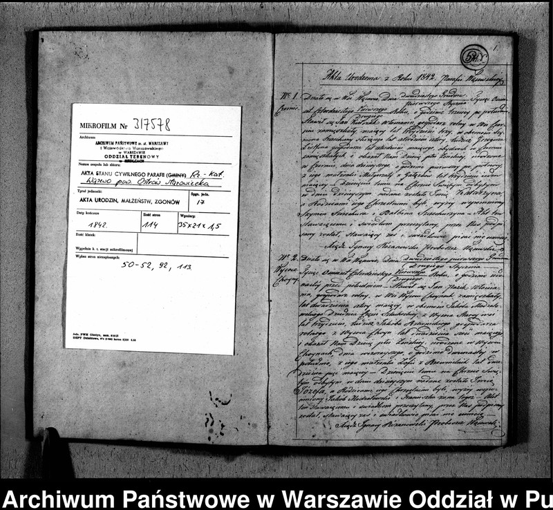 image.from.unit.number "Akta urodzeń, małżeństw i zgonów"