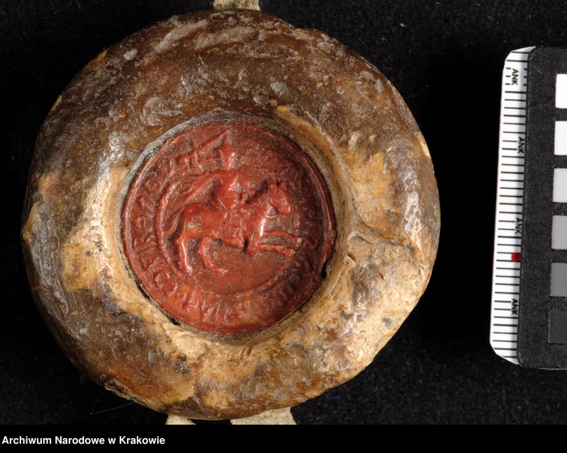 image.from.unit.number "Bolesław zwany Świdrygiełło książę Olgierdowicz przyrzeka dopełnić i dochować warunków poręczenia, które brat jego Władysław II Jagiełło król polski, złożył"