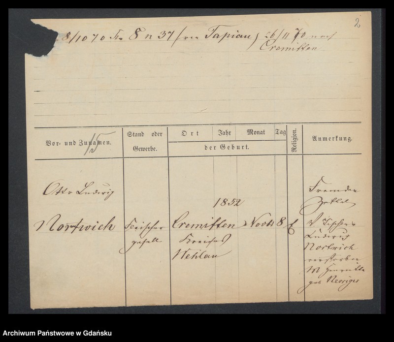 image.from.unit.number "Karty meldunkowe: Nortwich - Nyegaardt"