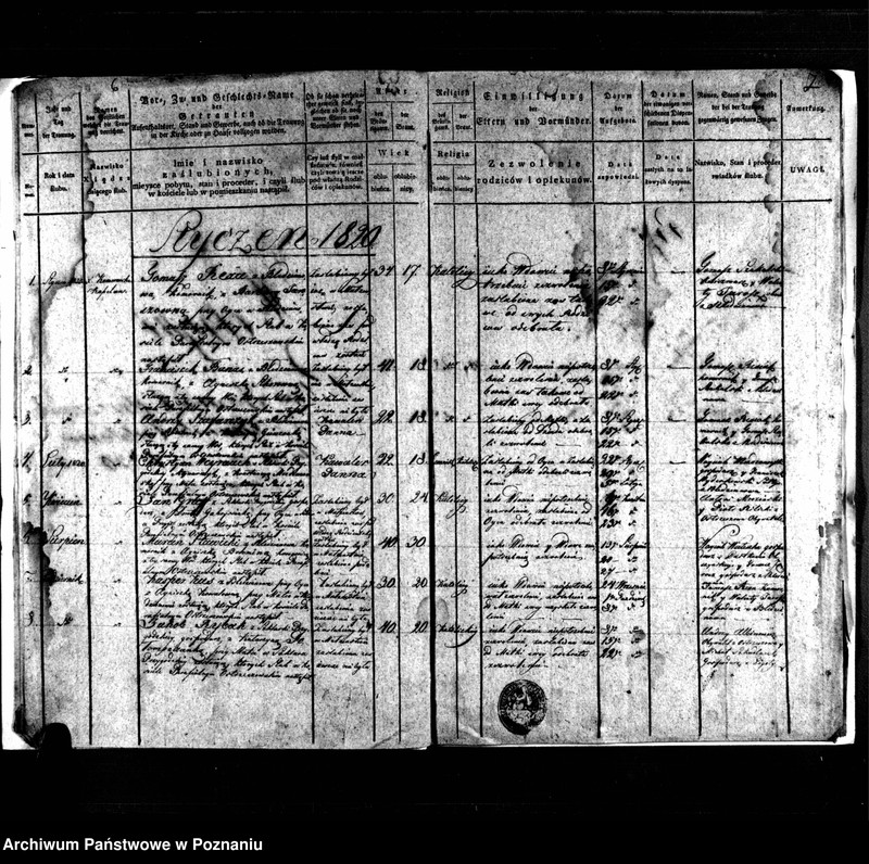 image.from.unit.number "Ekstrakt urodzonych, ślubów i zmarłych"