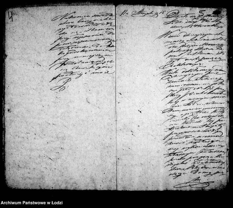 Obraz 7 z jednostki "Akta tyczące się pożyczki budowlanej Szmula Zaltzmana"