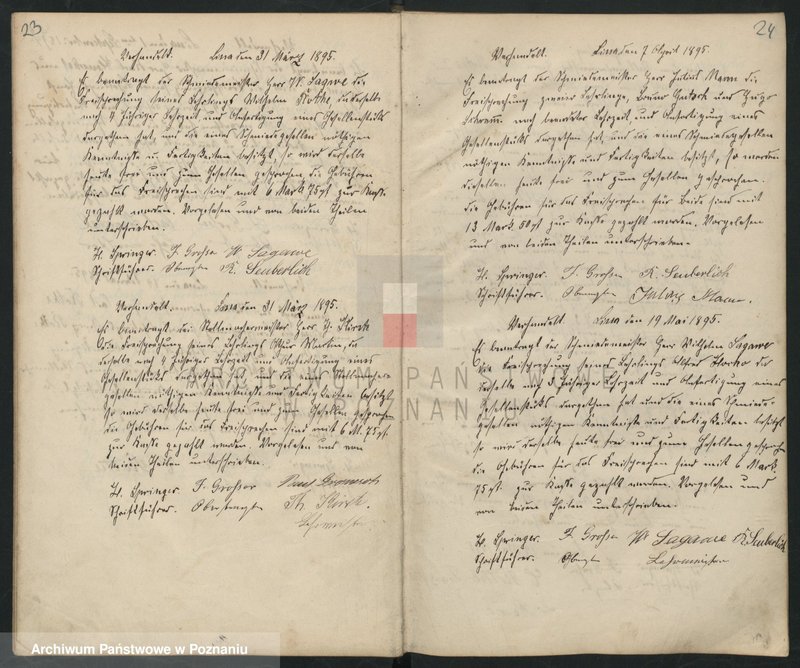 image.from.unit.number "Geschäftsbuch der Schmiede und Stellmacher Innung. [Protokolarz cechu - wpisy uczniów, zebrania kwartalne, itd.]"