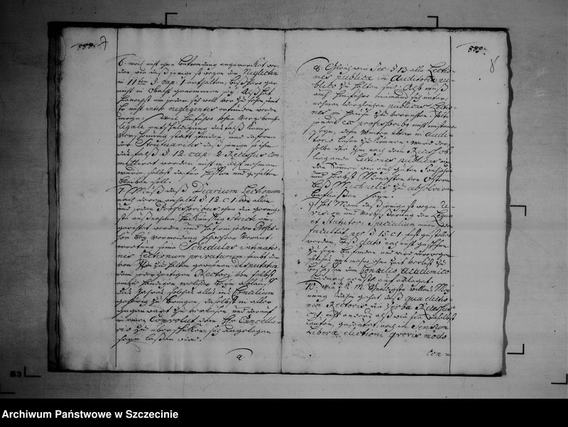image.from.unit.number "Visitations - Abschied für das Concilium Academium zu Greifswald vom 20 November 1730."