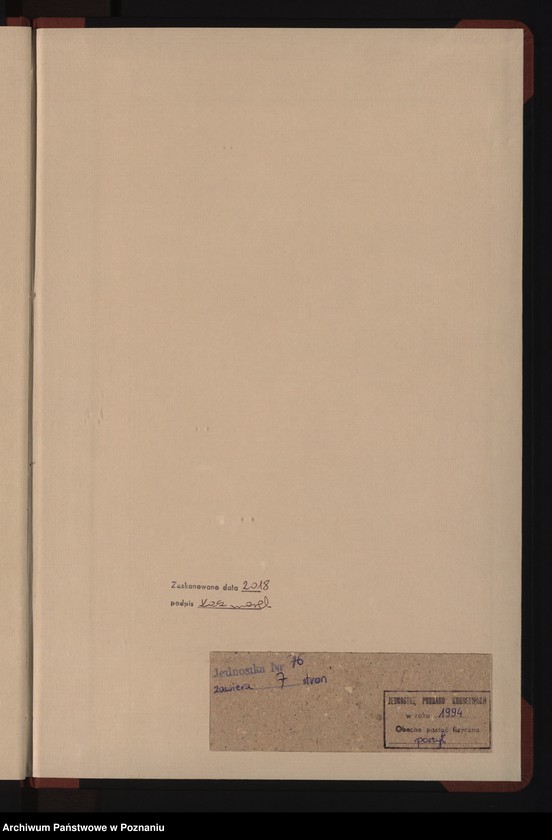 Obraz 7 z jednostki "Duplicat baptisatorum"