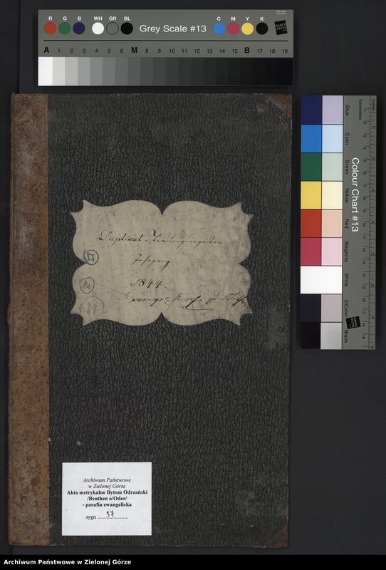 Obraz 3 z jednostki "Duplicat-Trauungsregister Jahrgang 1844 evangel[ischen] Kirche zu Beuthen"