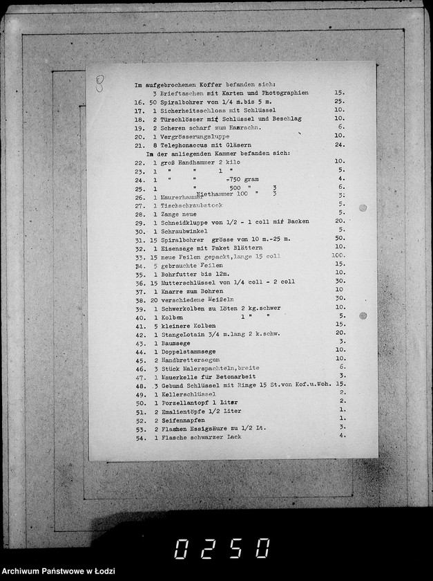 Obraz 13 z jednostki "161-195 [Wnioski ludności nieżydowskiej wysiedlonej z Getta o zwrot rzeczy pozostawionych w dawnym miejscu zamieszkania]"