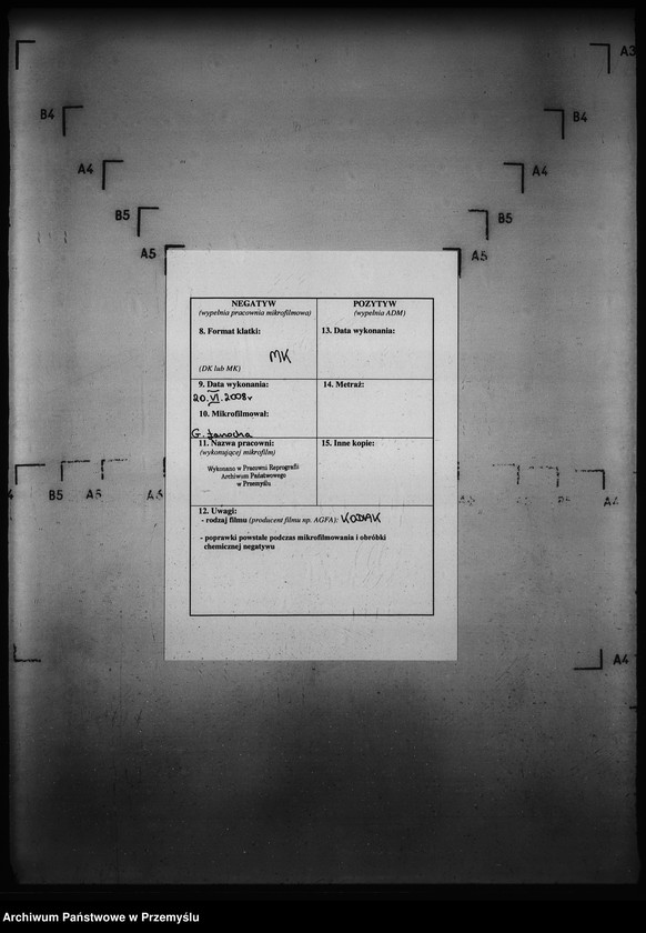 Obraz 3 z jednostki "[Kopie ksiąg metrykalnych parafii Powroźnik (dekanat Muszyna)]"