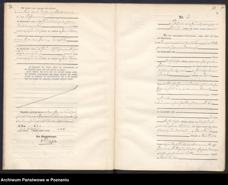 Obraz 17 z jednostki "Księga małżeństw"