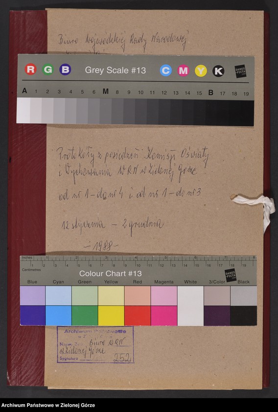 image.from.unit.number "Protokóły z posiedzeń Komisji Oświaty i Wychowania Wojewódzkiej Rady Narodowej w Zielonej Górze; Nr 1 - 4; 1 - 3"