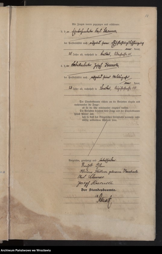 image.from.unit.number "Heiraths-Haupt-Register Breslau II 1910 Band 3"