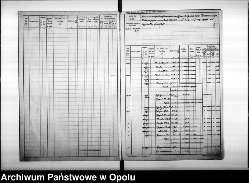 Obraz 7 z jednostki "Mutterrolle des Gemeindebezirks Oppeln 6ter Band, enthaltend die Artikel von Nr 1501 bis Nr 1800"