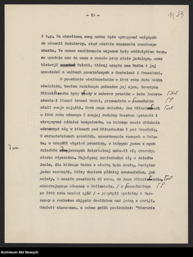 Obraz 16 z jednostki "Wspomnienia [Zofii z Grabskich Kirkor - Kiedroniowej z okresu dzieciństwa]."