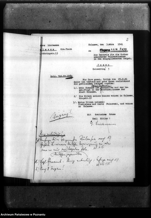 Obraz 6 z jednostki "Johann Lindemann aus Kulmsee/ Westpreussen (powiat Toruń)"