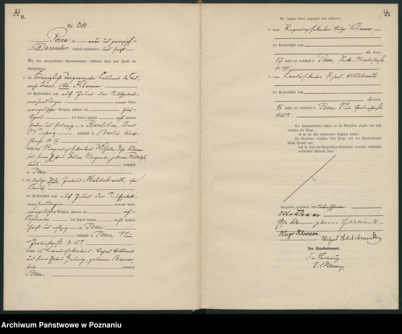 Obraz 20 z jednostki "Księga miejscowa małżeństw"