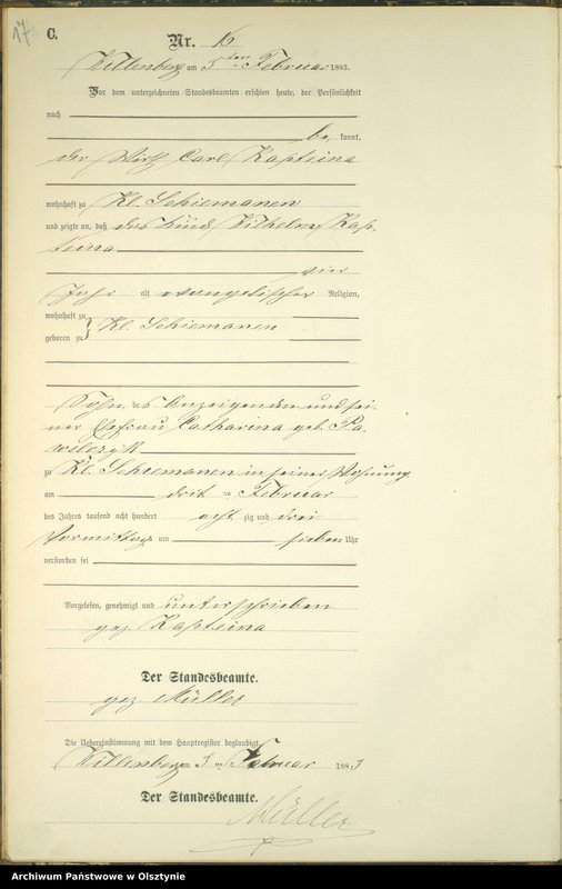 image.from.unit.number "Sterbe-Neben-Register Nr 1 - 161"