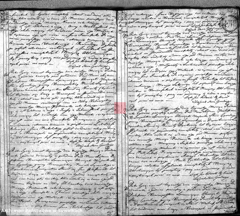 image.from.unit.number "Akta Cywilne Urodzonych Gminy Krasnopolskiey Pttu Seyneńskiego Depptu Łomżyńskiego 1813 R."