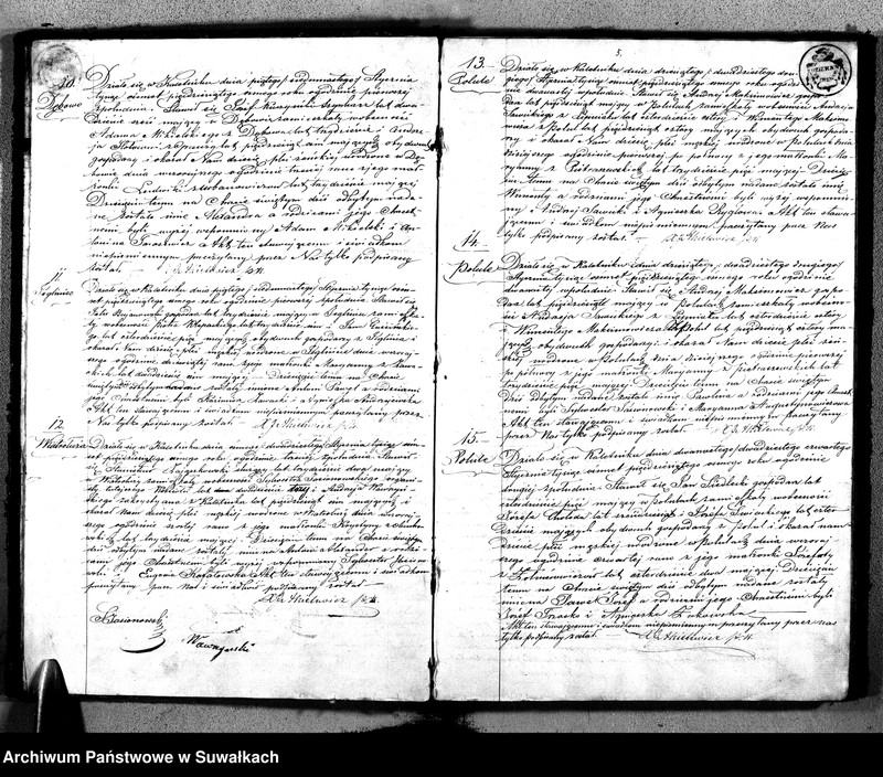 image.from.unit.number "Duplikat Aktów Urodzonych, Zaślubionych i Zmarłych Parafii Rzymsko-Katolickiej Kaletnik z roku 1856."