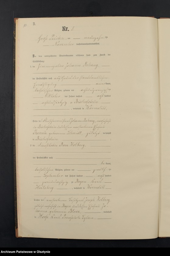 image.from.unit.number "Heiraths-Neben-Register Nr 1 - 5"