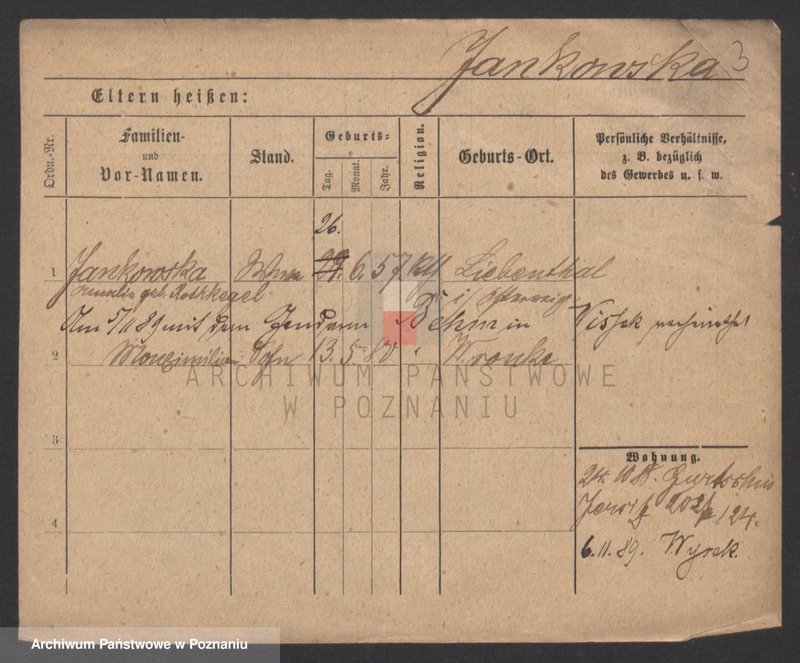 Obraz 3 z jednostki "Jankowski (wdowy i samotni mężczyźni)"