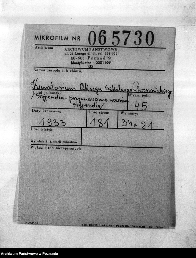 Obraz 2 z jednostki "[Stypendia - przyznawanie uczniom stypendia]"