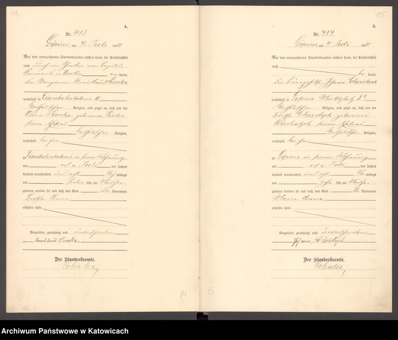 image.from.unit.number "ksiega urodzeń T. II nr 400-827"