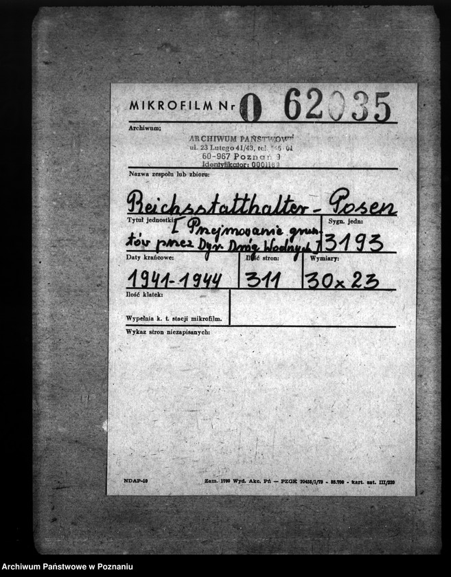 Obraz 2 z jednostki "Przejmowanie gruntów przez Dyrekcję Dróg Wodnych"