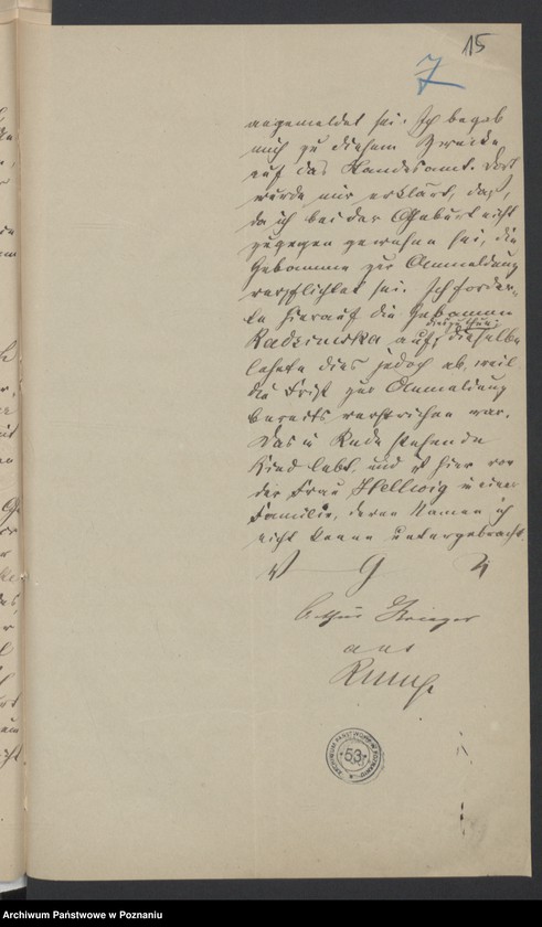 Obraz 17 z jednostki "Nachträgliche Eintragungen der Geburten und Berichtigungen der Geburtsregister"