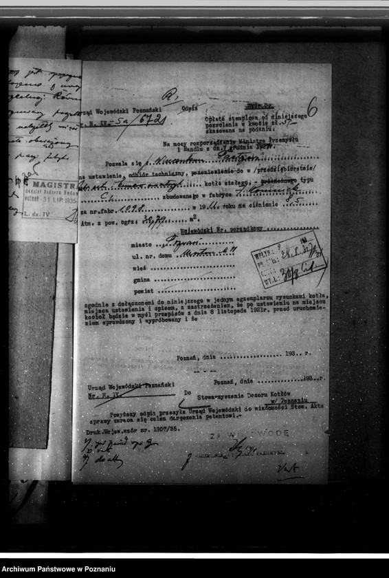 Obraz 10 z jednostki "Fabryka octu Wincenty Paetz Poznań ul. Mostowa 11 nr woj. 6721"