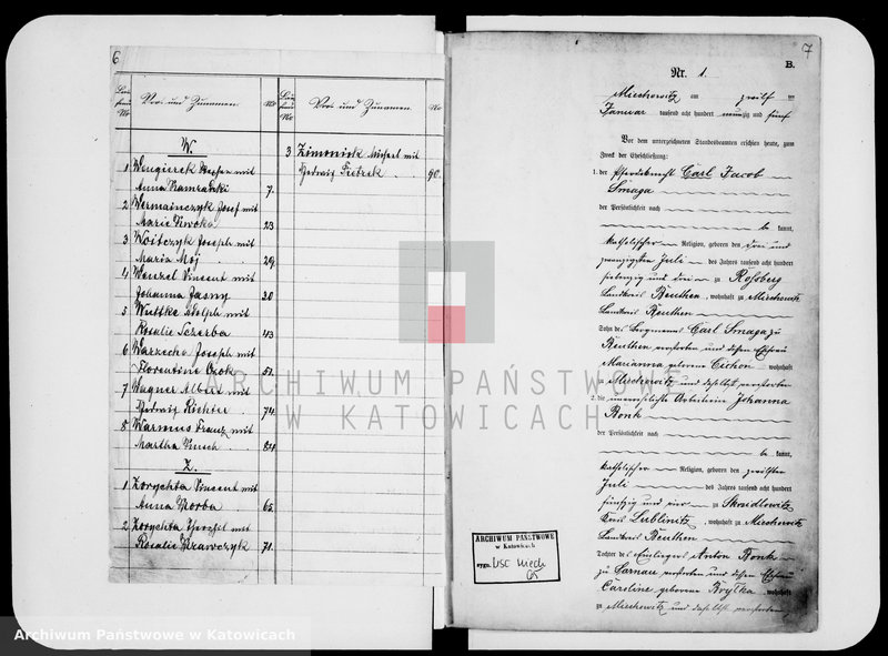 image.from.unit.number "Księga małżeństw za rok 1895 [nr 1 - 113]"