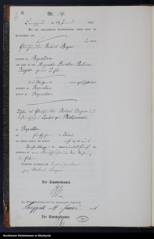 image.from.unit.number "Sterbe-Neben-Register Nr 1 - 25"