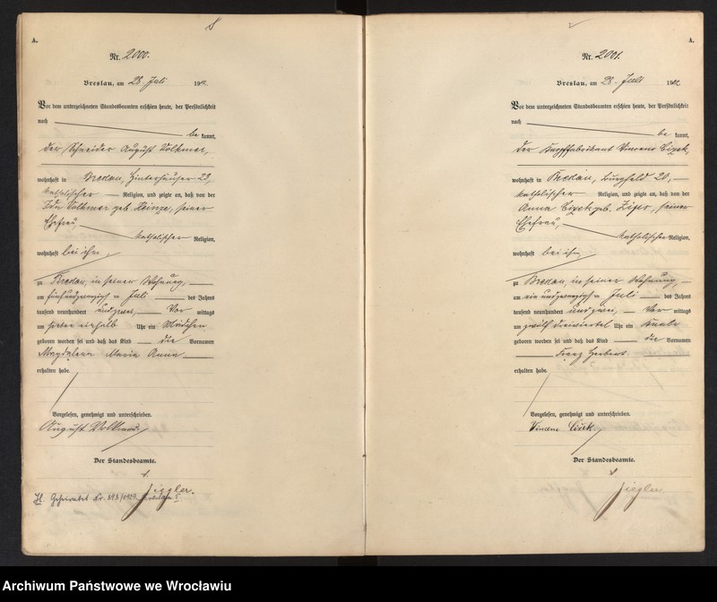 image.from.unit.number "Geburts-Haupt-Register Breslau I 1902 Band 6"