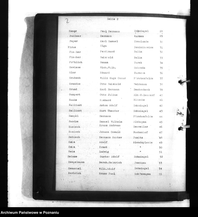 Obraz 6 z jednostki "Wykazy miejscowych Niemców, którzy zginęli w 1939 roku. Kreis Turek"