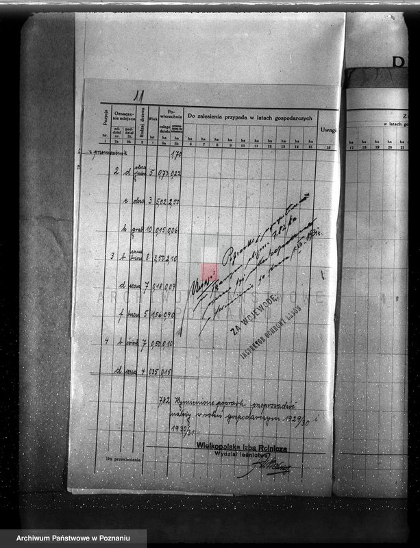 Obraz 15 z jednostki "Plan urządzenia gospodarstwa leśnego dla lasu majętności Brzoza powiat szamotulski 1929-1939"