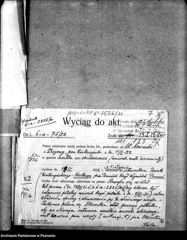 Obraz 11 z jednostki "Sprawy szczegółowo-administracyjne Wsparcie i renty robotnicze"