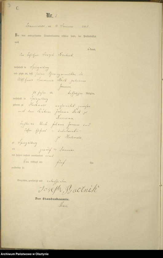 image.from.unit.number "Sterbe-Haupt-Register Nr 1 - 51"