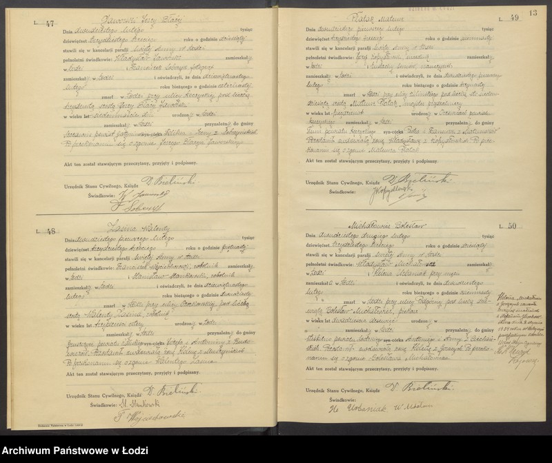 Obraz 15 z jednostki "Akta zgonów"