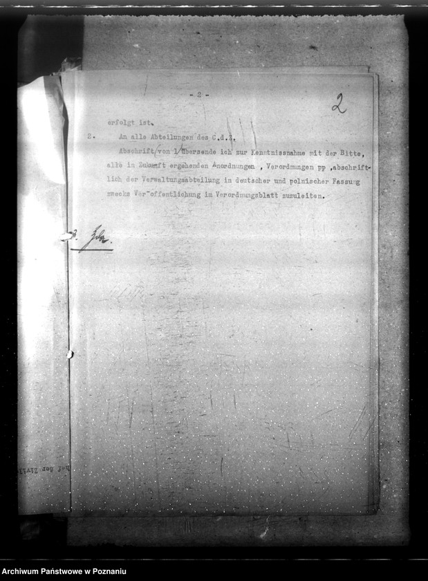 Obraz 6 z jednostki "Verordnungsblatt (Schriftwechsel) des Cheft der Zivilverwaltung"