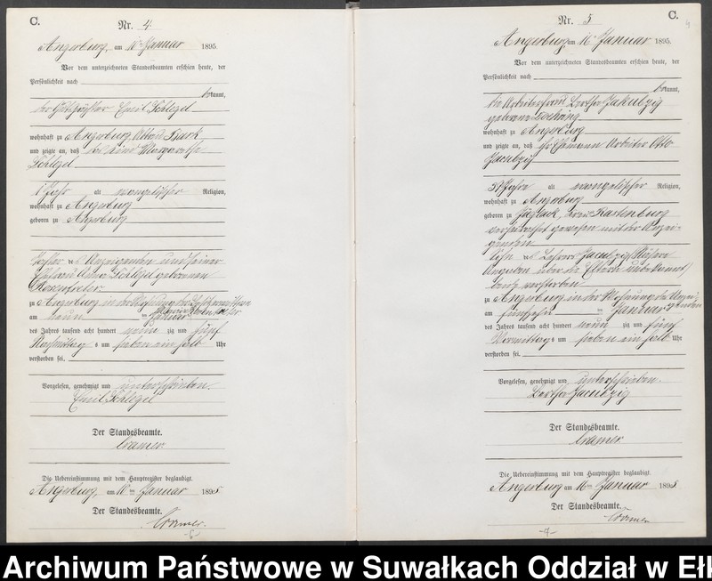 image.from.unit.number "Sterbe-Neben-Register des Preussischen Standes-Amtes Angerburg Kreis Angerburg"