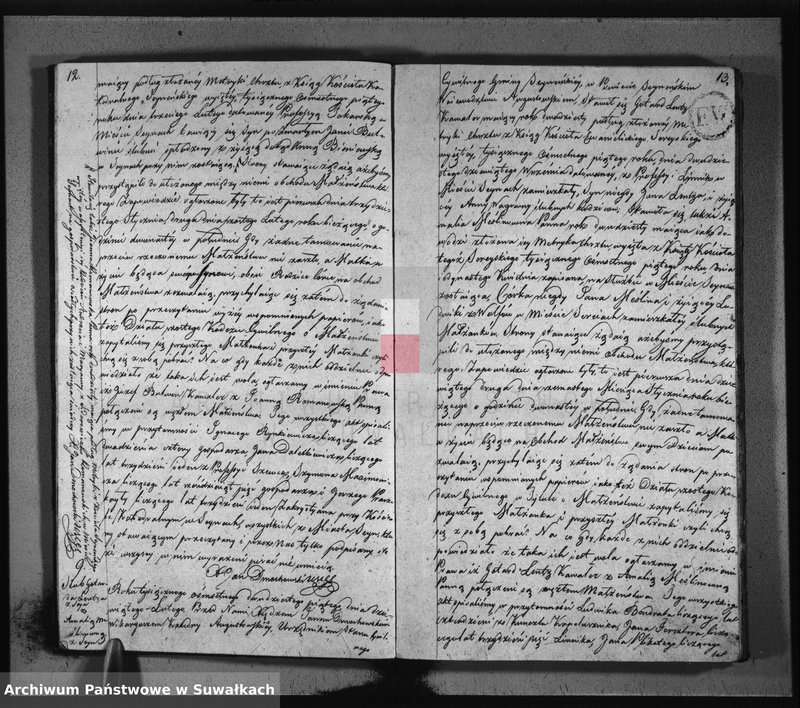 image.from.unit.number "Akta zaślubionych gminy seyneńskiey w roku 1825."