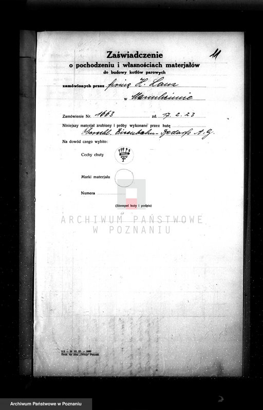 Obraz 15 z jednostki "Majętność Skoraszewice pow. gostyński, własność Sypniewskiego nr woj. kotła 5920"