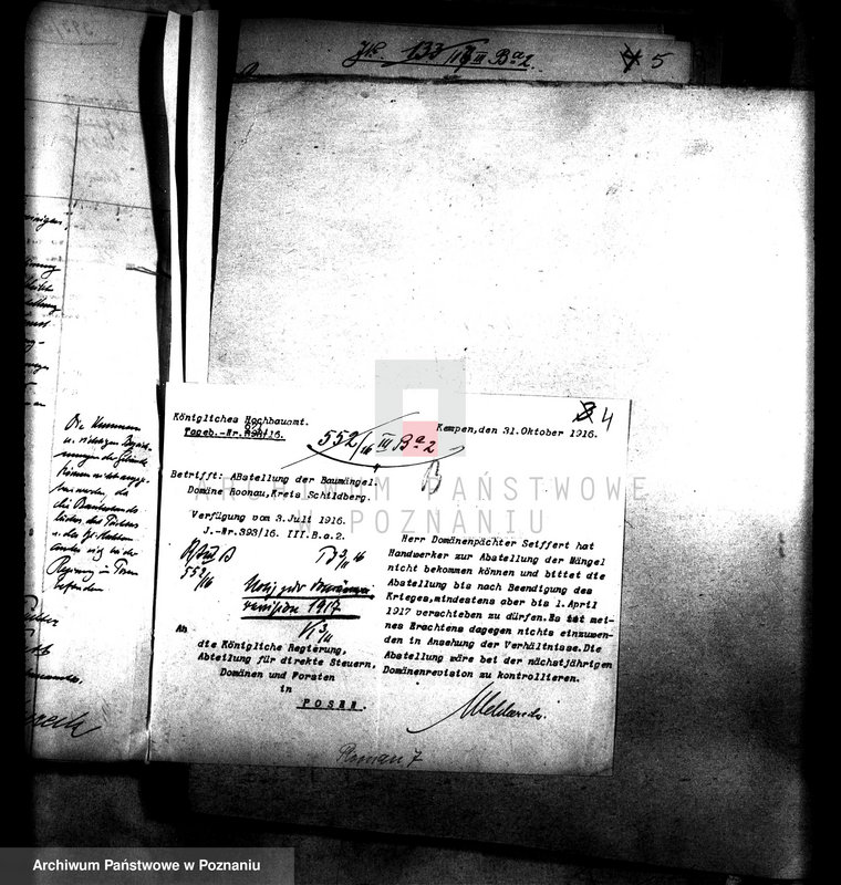 Obraz 8 z jednostki "Kontrakt dzierżawny majątku państwowego Szamotuły-Zamek"