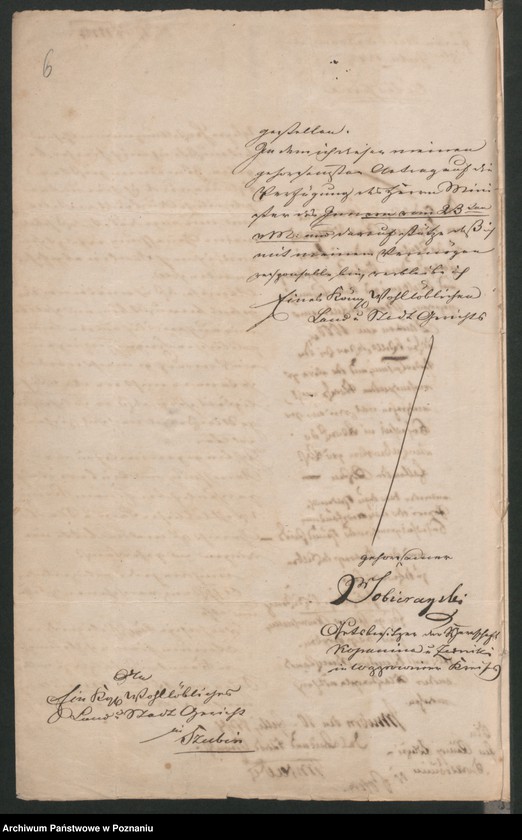 Obraz 11 z jednostki "A. betr. den Vinzent Sobierajski, Ignatz von Sokolnicki, gräfliche Familie Sokolnicki und Michael Graf Soltan"