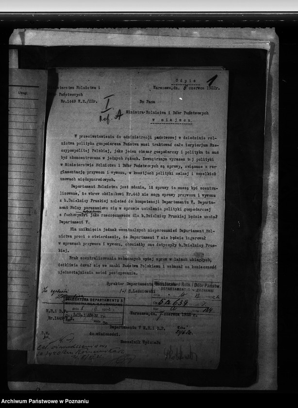 Obraz 5 z jednostki "Sprawy ogólno - administracyjne. Wywóz i przewóz - rozporządzenia"