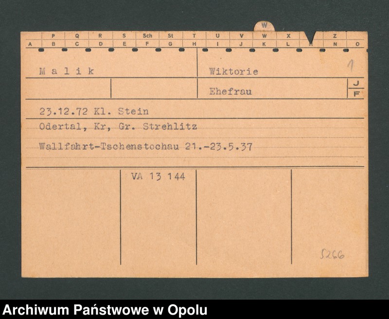 Obraz 3 z jednostki "[Malik Wiktorie, ur. 23.12.1872 Klein Stein]"