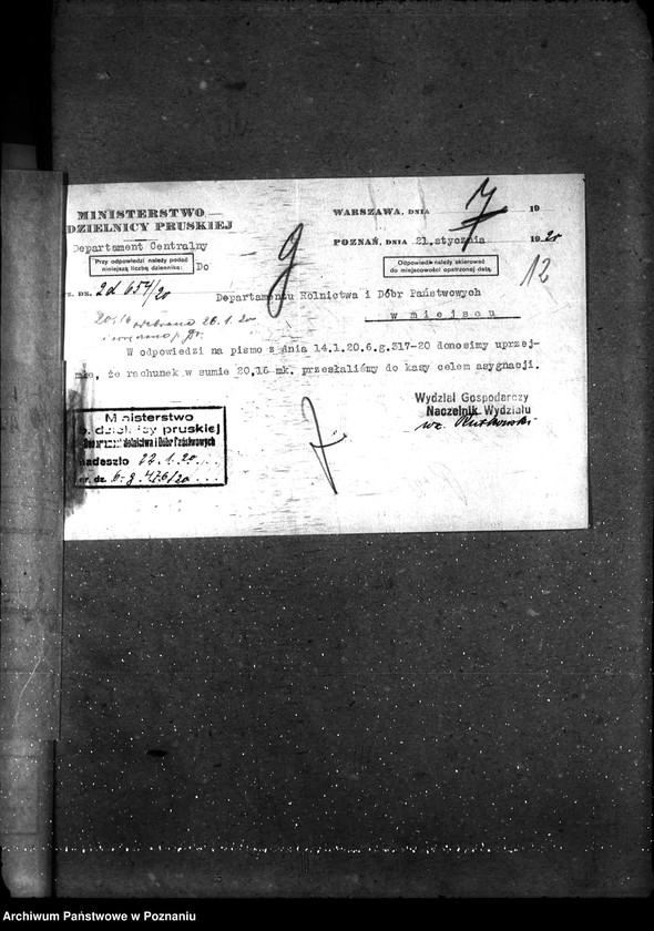 Obraz 18 z jednostki "Sprawy gospodarcze-ogólne biblioteka departamentu"