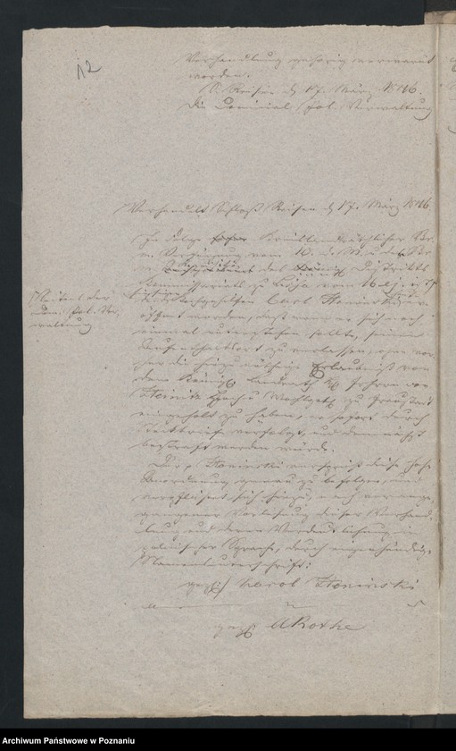 Obraz 15 z jednostki "A. betr. Karl Choninski /Koch beim Grafen Potulicki in Breslau/"