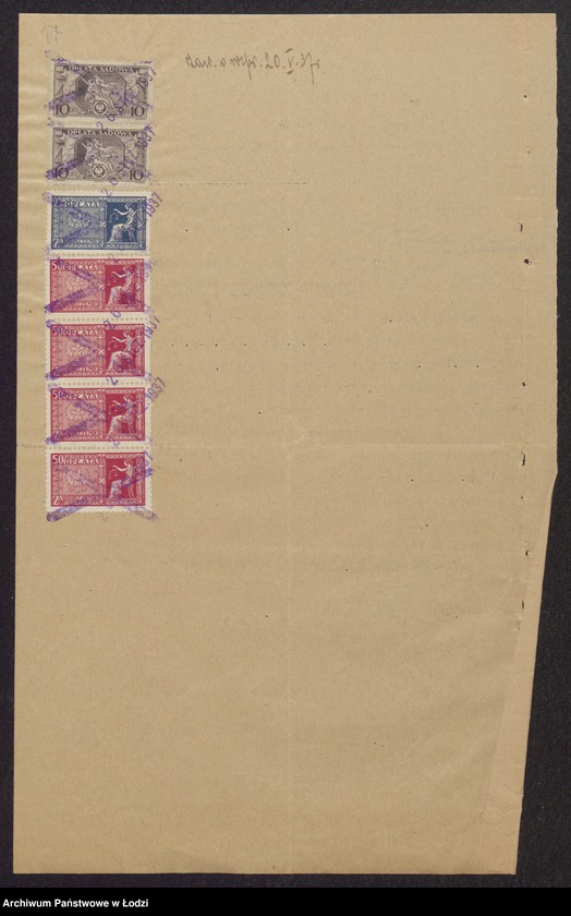 Obraz 19 z jednostki "Szulem Herszbajn- wyrób i sprzedaż manufaktury w Pabianicach"