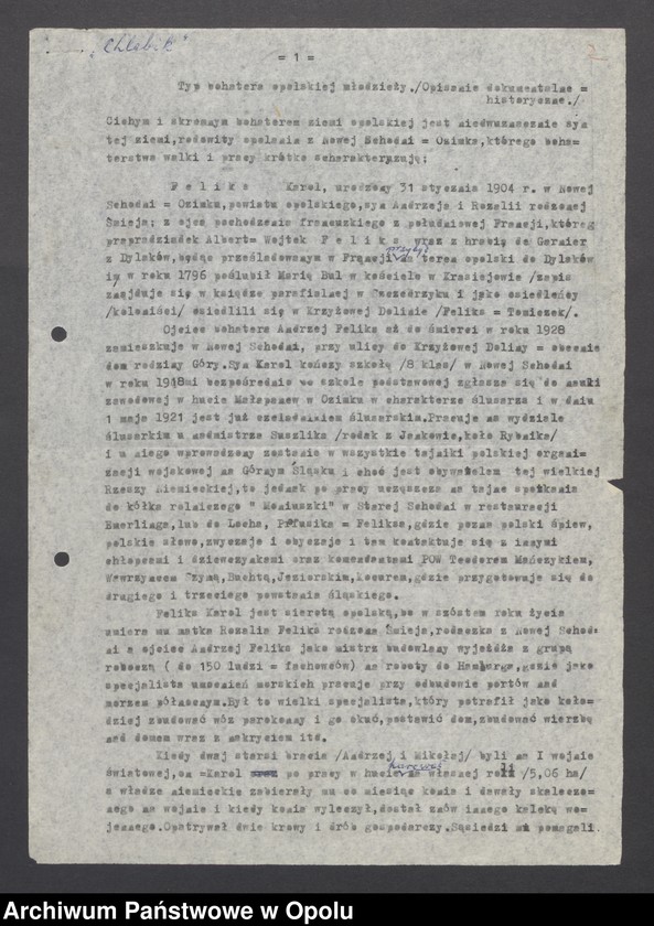 image.from.unit.number "Feliks Adela "Typ bohatera opolskiej młodzieży""