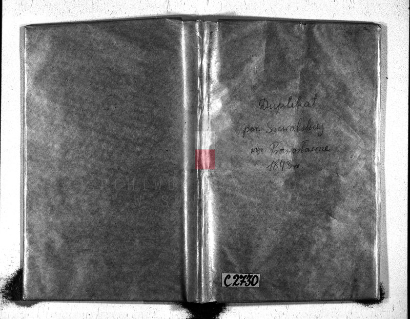 Obraz 2 z jednostki "Duplikat Akt Stanu Cywilnego Greko Rosyyskich Parafii Suwalskiey od dnia 4 Października / 22 Września do dnia 19/31 Grudnia 1843 roku."