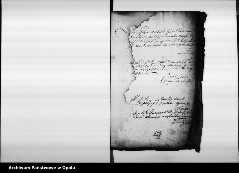 Obraz 7 z jednostki "Acta von der Schützen Gilde zu Oppeln... Deren Uniformirung und Prämien-Zalung für den Schützen König betreffend Vol. No. 6 de anno 1802"